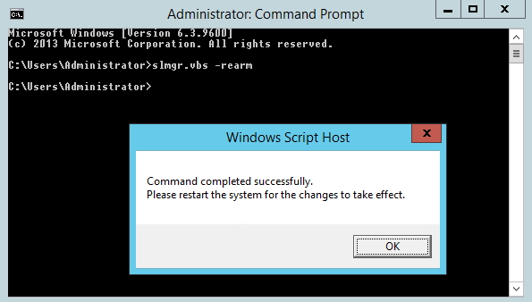 command line windows activation server 2016