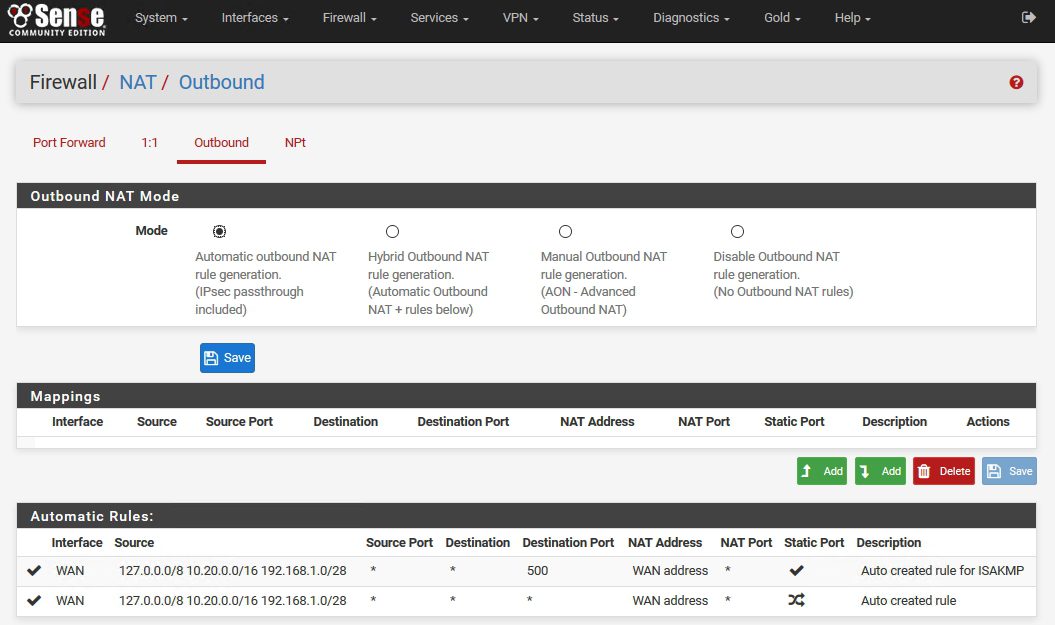 openvpn pfsense