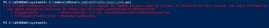 Powershell: Running scripts is disabled on this system. | IT Blog