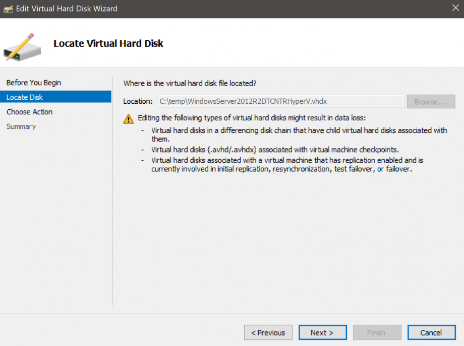 Convert HyperV VHDX to VHD IT Blog