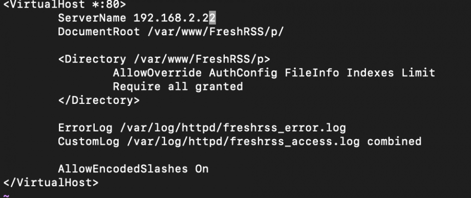 Install Fresh RSS on CentOS / RHEL | IT Blog
