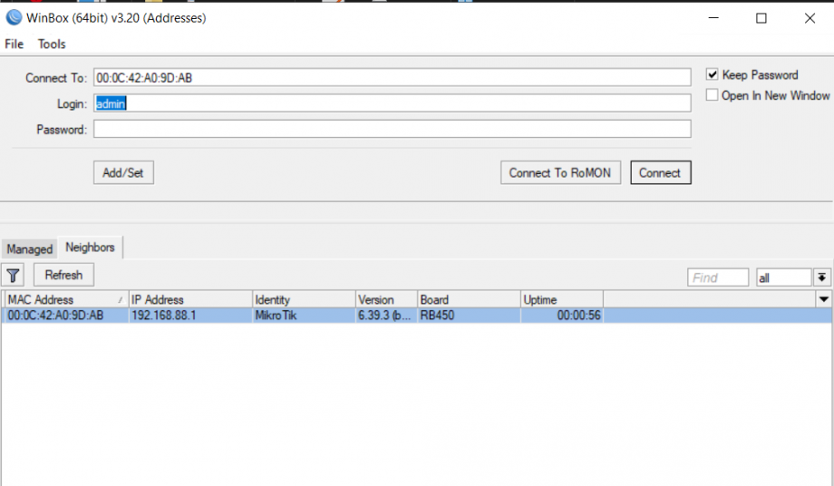 How to find Mikrotik router on network? | IT Blog