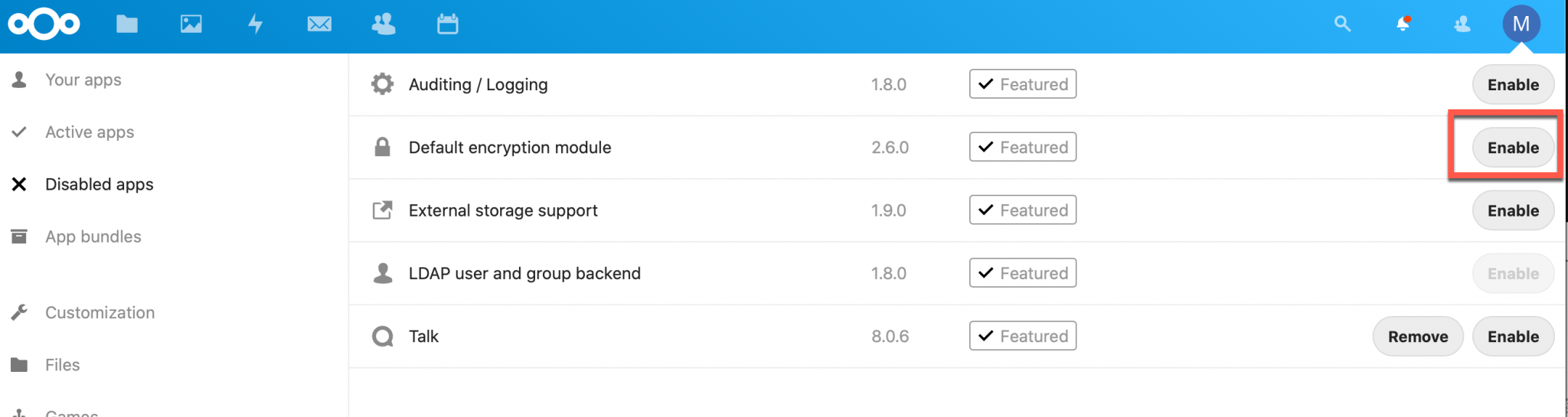 Enable server side encryption on Nextcloud IT Blog